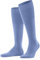 FALKE Men's Airport M Kh Wool Cotton Long Plain 1 Pair Knee-High Socks, Blue Cornflower 6554, 13-14