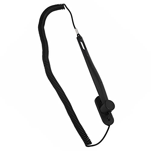 Stylus Pen with Base, High Sensitivity Stylus with Spring Cord Base Resistive Touch Screen Device for Industrial Tablets, Power Equipment Tablets, etc(35cm)