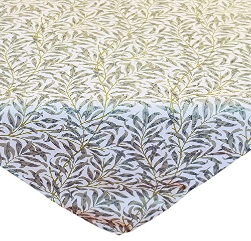 matches21 HOME & HOBBY Tischdecke IRIS 85 x 85 cm Bedruckt mit Olivenblättern stilvolle Mitteldecke aus 100% Polyester