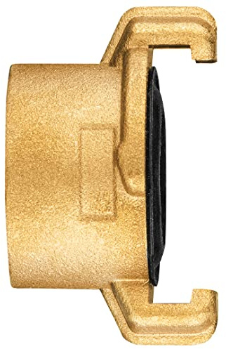 NEO TOOLS Schnellkupplung, Messing mit 1 oder 1 1/4 Außengewinde/Innengewinde, zum Anschluss an Wasserhähne oder Geräte mit Innengewinde/Außengewinde, Gartenschlauch (1, Innengewinde)