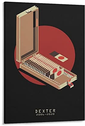 Dexter Blood BoxArt Poster, Kunstwerk, Bilddruck, Poster, Wandkunst, Gemälde, Leinwand, Dekoration, Zuhause, Poster, 60 x 90 cm