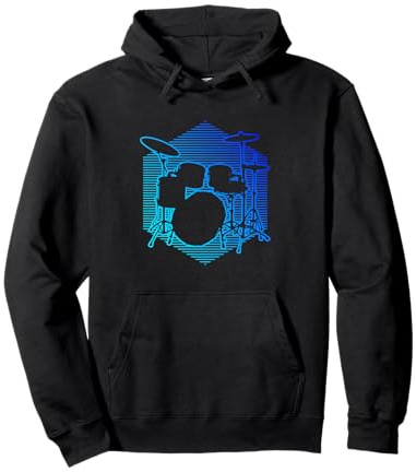 Schlagzeug Kinder Schlagzeuger Jungen Schlagzeugspielen Pullover Hoodie