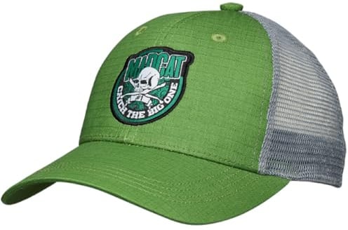 Madcat Baseball Cap - Angelcap, Cappy für Angler, Angelmütze zum Wallerangeln, Kopfbedeckung
