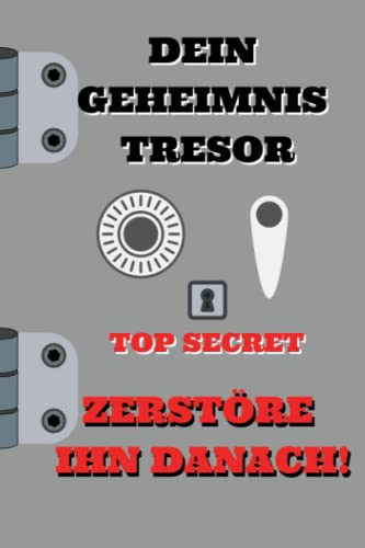 DEIN GEHEIMNIS TRESOR I Ein Buch zur Selbstreflektion, Selbsterkenntnis & Unterhaltung zum Ausfüllen ZERSTÖRE IHN HINTERHER Mehr als 300 Fragen, ... grau I TOP Geschenkidee I marcoulb I marulb