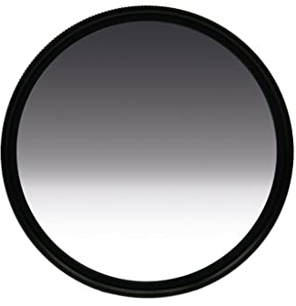 Dörr Digiline Grauverlaufsfilter, 2 Blendenstufen, ND 0,6X, aus stabilem Resin Material, farbneutraler Schraubfilter mit Frontgewinde (55 mm)