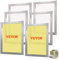 VEVOR 6 Stk. Aluminiumlegierung Siebrahmen Siebdruckpresse 50,8 x 61 cm, Siebdruckmaschine Zubehör 110 Mesh, Säureresistenz & nicht Verformbar für Kissenbezügen, Stoffen, Papier, Kopierpapier usw.