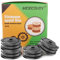 MOECSHSY Strimmer Spool for Bosch, Strimmer Wire, Trimmer Spool Line for Bosch Φ1.6mm Double Autofeed Spool Replace Compatible for Bosch Trimmer ART Grass Cutter Trimmer Wire Refills 20ft (4 PACK)