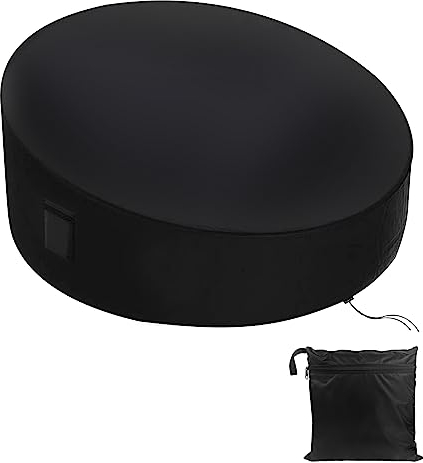 Rundes, verstellbares Sonneninsel-Schutzhülle Abdeckung Wasserdicht- Vollständiger Schutz vor Wasser, Staub und UV-Strahlen, für jede Jahreszeit geeignet, wiederverwendbar (190*90/50cm)