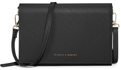 UBORSE Umhängetasche Damen PU Leder Handtasche Damen Klein Crossbody Bag Schultertasche Handytasche mit Geldbeutel Kartenfächer Citytasche