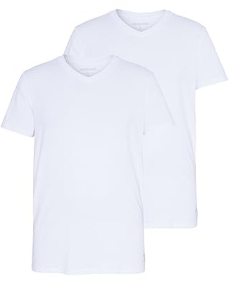 T-Shirt im Doppelpack mit V-Neck