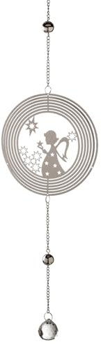Dio only for you 3D Engel Dekohnger Silber | Hnger Dekohnger Girlande Windspiel | 60 cm x 15 cm