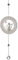 Dio only for you 3D Engel Dekohnger Silber | Hnger Dekohnger Girlande Windspiel | 60 cm x 15 cm