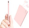 TNTOR - Power bank da 2500 mAh, ultra sottile design [solo 4 mm], Built-in TYP-C Kable Mini Power Bank caricabatterie per iPhone 15, Samsuang, Xiaomi ecc. Rosa