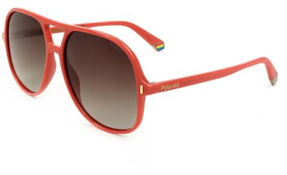 POLAROID PLD 6217/S Sonnenbrille, Orange, Größe 57, Unisex, Erwachsene, Orange, 57
