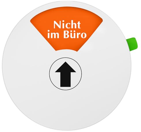 EMAGEREN FREI - BESETZT Schild 15 cm Bitte Klopfen Schild Nicht im Büro-Bitte warten-Bitte nicht stören-In einem Meeting-Bin gleich zurück Sichtschutzschild Datenschutzschild für Büros