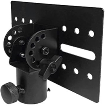 Salyeeluly Poste del trípode del Soporte del Altavoz de DJ, Cubierta del Adaptador del Soporte del Altavoz de DJ, Poste Giratorio para trípode y Altavoz para DJ, Herramienta de Soporte multipropósito