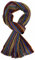 Wollschal Strickschal Herrenschal Schal Unisex 100% Wolle gestreift bunt mehrfarbig