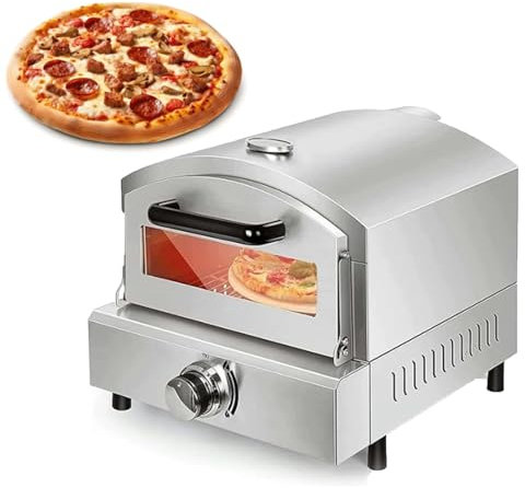 Four à Pizza éLectrique De Comptoir En Acier Inoxydable, Four à Pizza ExtéRieur à Gaz Et à Feu En Acier Inoxydable, Four à Pizza Et à Nourriture à Gaz Pour Le Camping