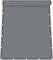 IMSGVIFO Toldo impermeable con ojales, protección UV, protección solar, resistente a la intemperie, para terraza, balcón, jardín de invierno, piscina, color gris oscuro, 1,5 x 3 m