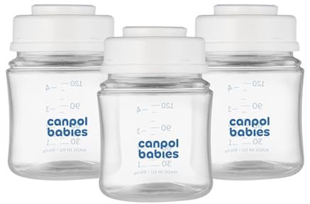 Canpol babies ensemble de bouteilles de stockage de nourriture 3x120ml