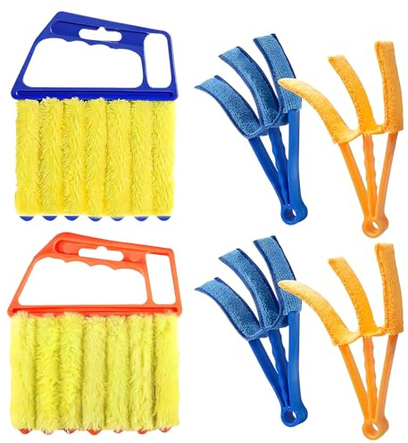 6 Pcs Blinds Cleaner Set, Blind Cleaners for Wooden Ideal for Window und Air Conditioner Dust Dirt
