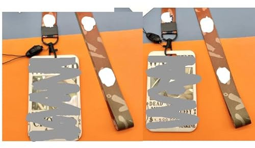 Lanyard avec Porte Badges 2 PCS Porte Badge Anime LanièRe Pour Carte D'Identité Anime,Anime LanièRe Porte Carte pour Étudiant, Infirmière, Clés, Cartes d'École, Fête d'Anime