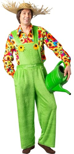 Gärtner Kostüm Latzhose Grüne Wiese Sunflower für Herren Gr. 46-60 Fasching Karneval