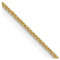 JewelryWeb Halskette aus 14 Karat Gold, 80 mm, Spiga mit Karabinerverschluss, für Damen und Herren, 46 centimeters, Gold Metall Gelbgold, Kein Edelstein