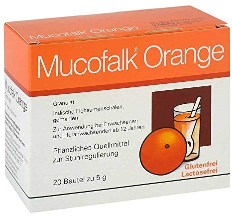 MUCOFALK Orange Gran.z.Herst.e.Susp.z.Einn.Beutel 20 St
