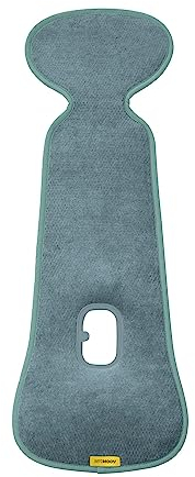 Aeromoov - Baby Sitzauflage Air Layer - Einlage Für Autositz oder Kinderwagen - Gruppe 1 - Antischwitz Sommerbezug - Bio-Baumwolle - Mint