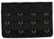 ATST 4 Hook Bra Extenders (Black)