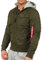 Alpha Industries Herren MA-1 TT Hood Bomberjacke, Dark Green, XL