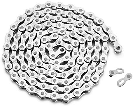 zonkie Fahrrad Kette 5/6/7/8-fach 1/2 x 3/32 Inch 122 Glieder