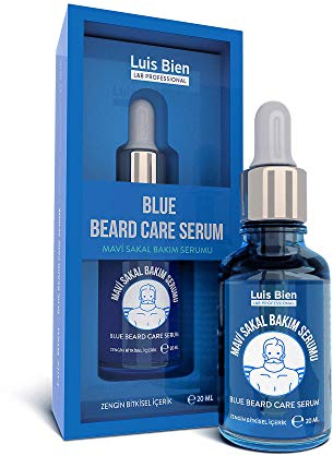 Luis Bien Blaues Bart Serum Blue Beard Care Oil Bartpflege Öl Mavi Su Bartserum für Bartwachstum Bartöl