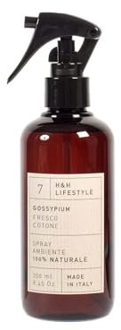 H&H Raumspray, Gossypium, Baumwolle, 250 ml, Braun