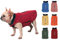 Hundemantel Winter Warme Jacke Weste, 7 Größen für Kleine Mittlere Große und Riesige Hunde, Winddicht Schneeanzug Hundekleidung Outfit Weste Haustiere Bekleidung (XXXL, ROT)
