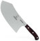 Giesser depuis 1776 - fabriqué en Allemagne - Couteau de chef chinois 22 cm Rocking Chefs, PremiumCut Butcher No 1, hachoir, Micarta, rouge, riveté, inoxydable, couteau à griller allemand tranchant
