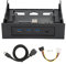 Entatial Usb Panel, Pc Panel Usb Hub Mount Floppy Disk Reader for Office for Home for School