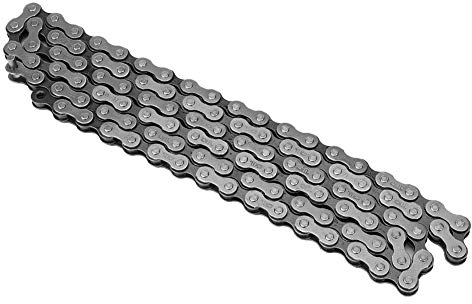 106 Glieder Fahrradkette, Superleichte Fahrrad Kette Hoher Härte Robustem und Widerstandsfähigem Rostfreier Stahl für Fixed Gear Fahrrad