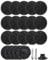 20 Stücke 2 Zoll (50mm) Schleifscheiben, CSD-Scheibe Schleifscheibe, Reinigungsscheibe Set für Bohren Rollenschleifscheibe, Grobschleifscheibe Oberflächenbearbeitung Oder Lackentfernung Polieren