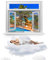 Insektenschutz Fenster Vorhang, 75 x 165 cm Polyester Lamellenvorhang, Klemmleiste Fliegenvorhang(Grau)