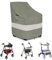 Sobana Rollator-Abdeckung, wasserdicht, staubdicht, passend für Gehhilfen für Senioren mit Rädern und Sitz (nur Abdeckung, graugrün)