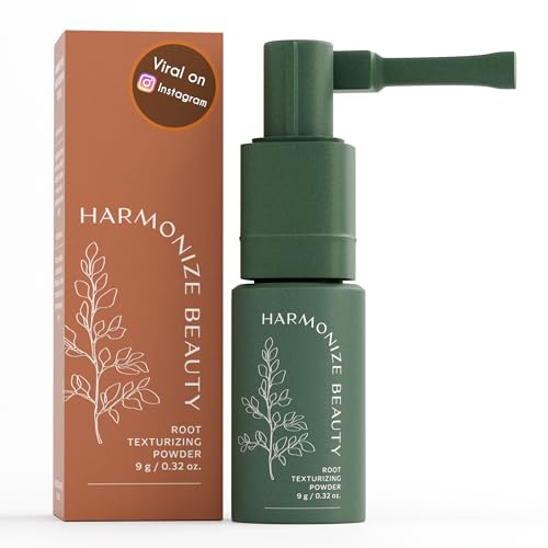 Harmonize Beauty Hair Texture Powder for Women - Styling Root Lifter | Instant Buildable Root Lift & Volume, Provides Hold for Styling, Oil Absorbing Dry Shampoo Alternative, Precision Nozzle
