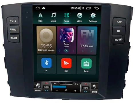 MIVPD Autoradio für Pajero 2006-2014 Android 15 Stereo mit 9,7 Zoll Touchscreen Unterstützung 5G WiFi Wireless CarPlay Android Auto GPS Navigation Bluetooth USB DSP SWC Rückfahrkamera FM Radio,TS7