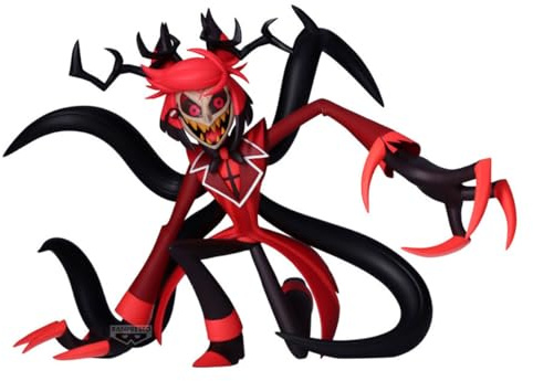 Banpresto Radio Demon Hazbin Hotel Actionfigur, 17 cm, PZ69755P, Mehrfarbig, Sammlerfigur, ideal für Fans des Anime Hazbin Hotels