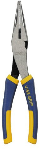 IRWIN Tools Vise-Grip Pliers, Long Nose with 12 AWG Stripper, 8-inch (1773624)