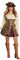Boland - Kostüm Pirat für Damen, Piratin Set mit Kleid und Hut, Faschingskostüme Frauen, Verkleidung für Karneval, JGA