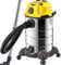 DMS Industriestaubsauger mit 2300 Watt | Nasssauger | Trockensauger | Edelstahl | Blasfunktion | Filterreinigungssystem | beutellos | 30 Liter Fassungsvermögen | Gelb