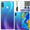 YHX-OU Aurora-Blue Akkuabdeckung für Huawei P30 Lite 48 MP Nova 4E 6,15 Zoll (15,7 cm), Rückseitenabdeckung, Ersatz für Huawei P30 Lite + Installationswerkzeug