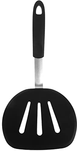 Oro Silicone Slotted Turner Cooking Pancake Spatula Frying Serving Spatula Flipper Scratch-Resistant Kitchen Utensil for Fish Egg Meat Omelet Nonstick Cookware Silicone Turner